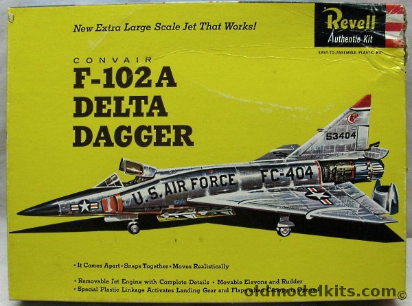 Revell 1/48 F-102A Delta Dagger  - Large Scale Working Model, H281-200 plastic model kit